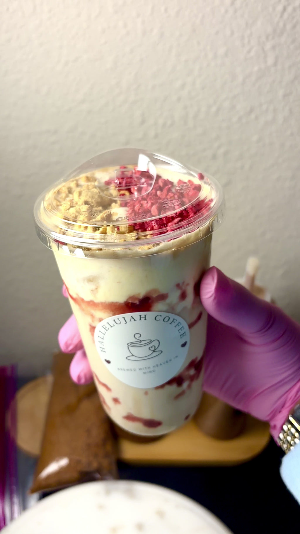 Raspberry Cheesecake Latte